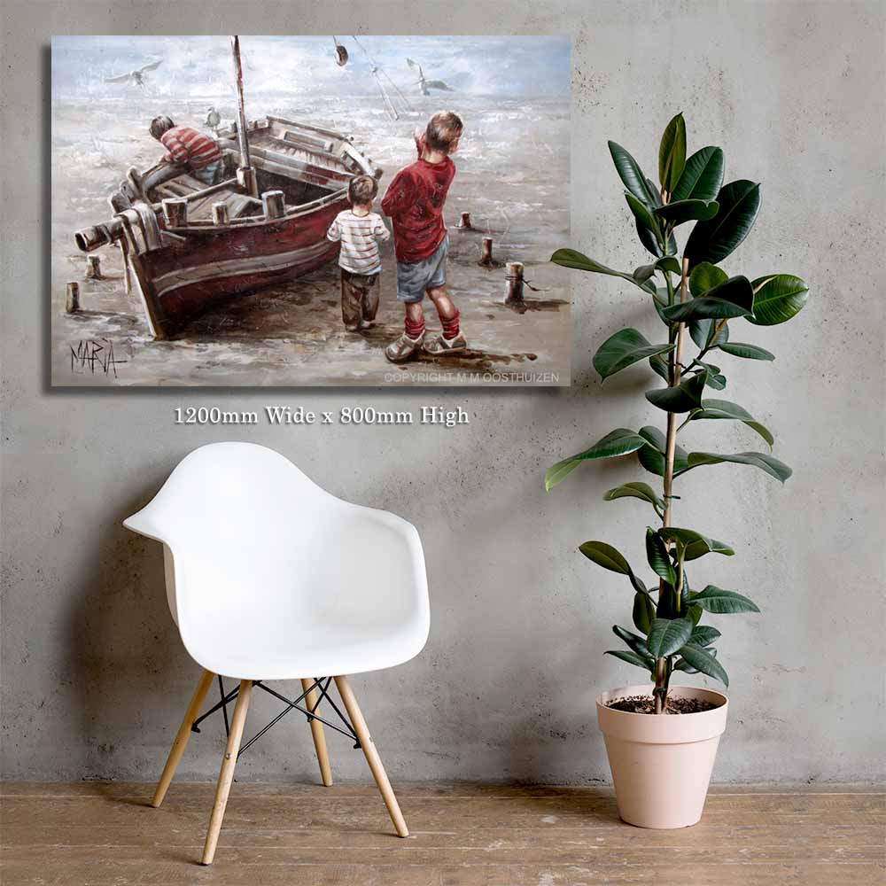 Kom kyk die boot | Canvas Prints