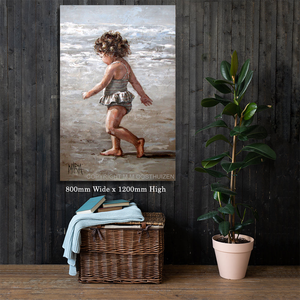 Loop op die strand | Canvas Prints