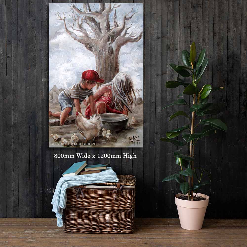 Speel onder die boom | Canvas Prints