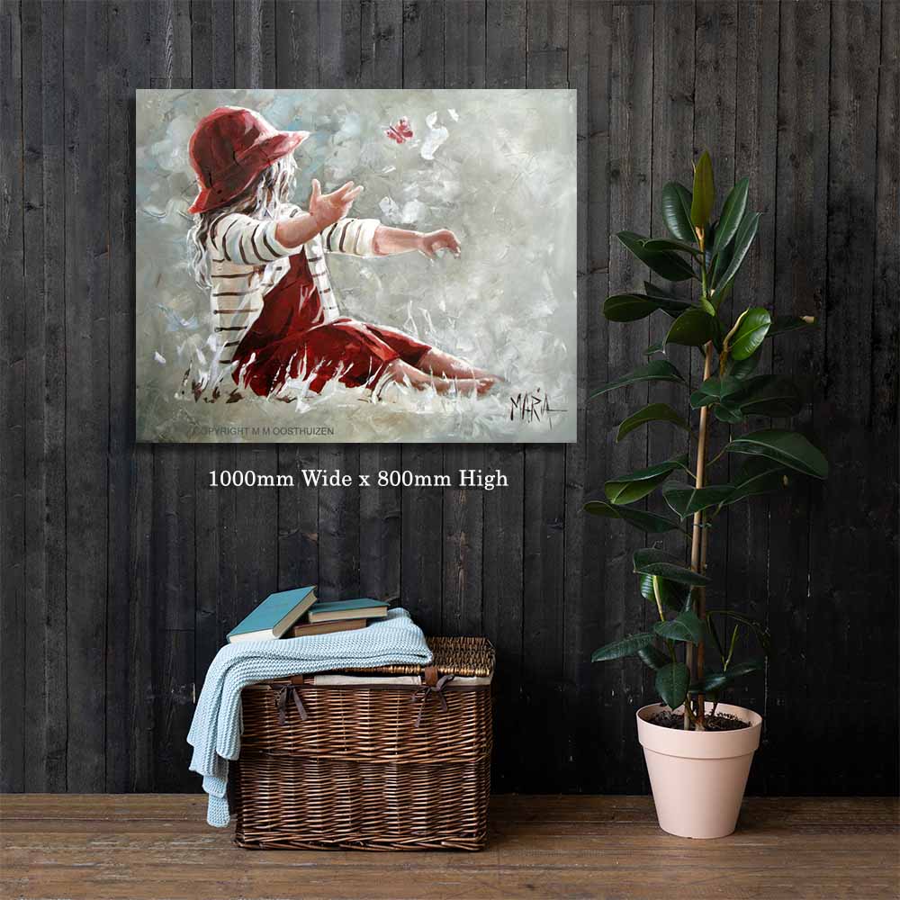 Catching butterflies | Canvas Prints