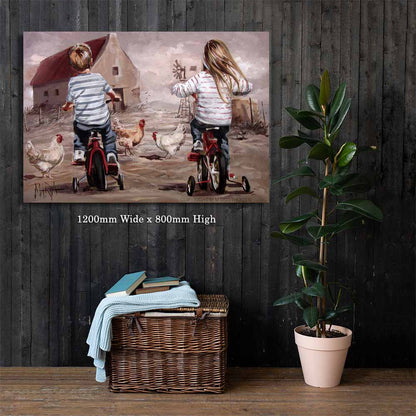 Training wheels | Canvas Prints