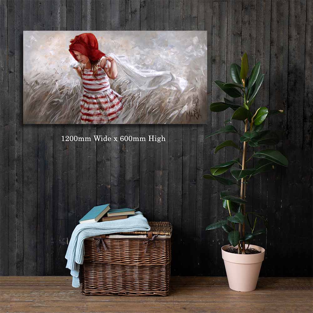 Run in the field | Canvas Prints