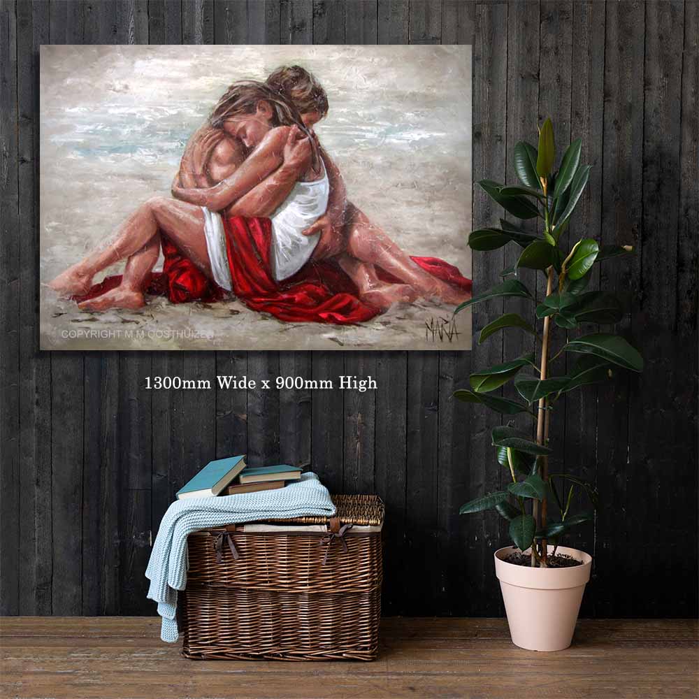 In His arms | Canvas Prints