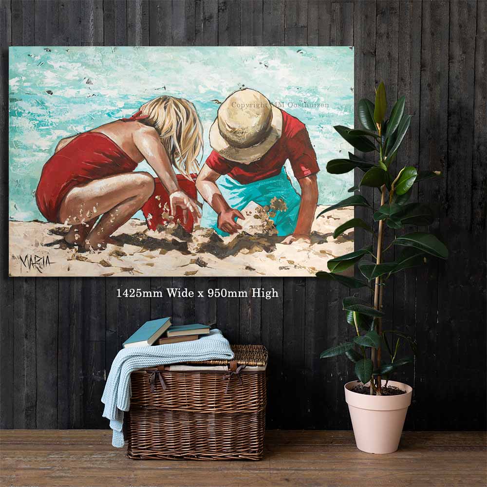 Fun in the Sand | Canvas Prints