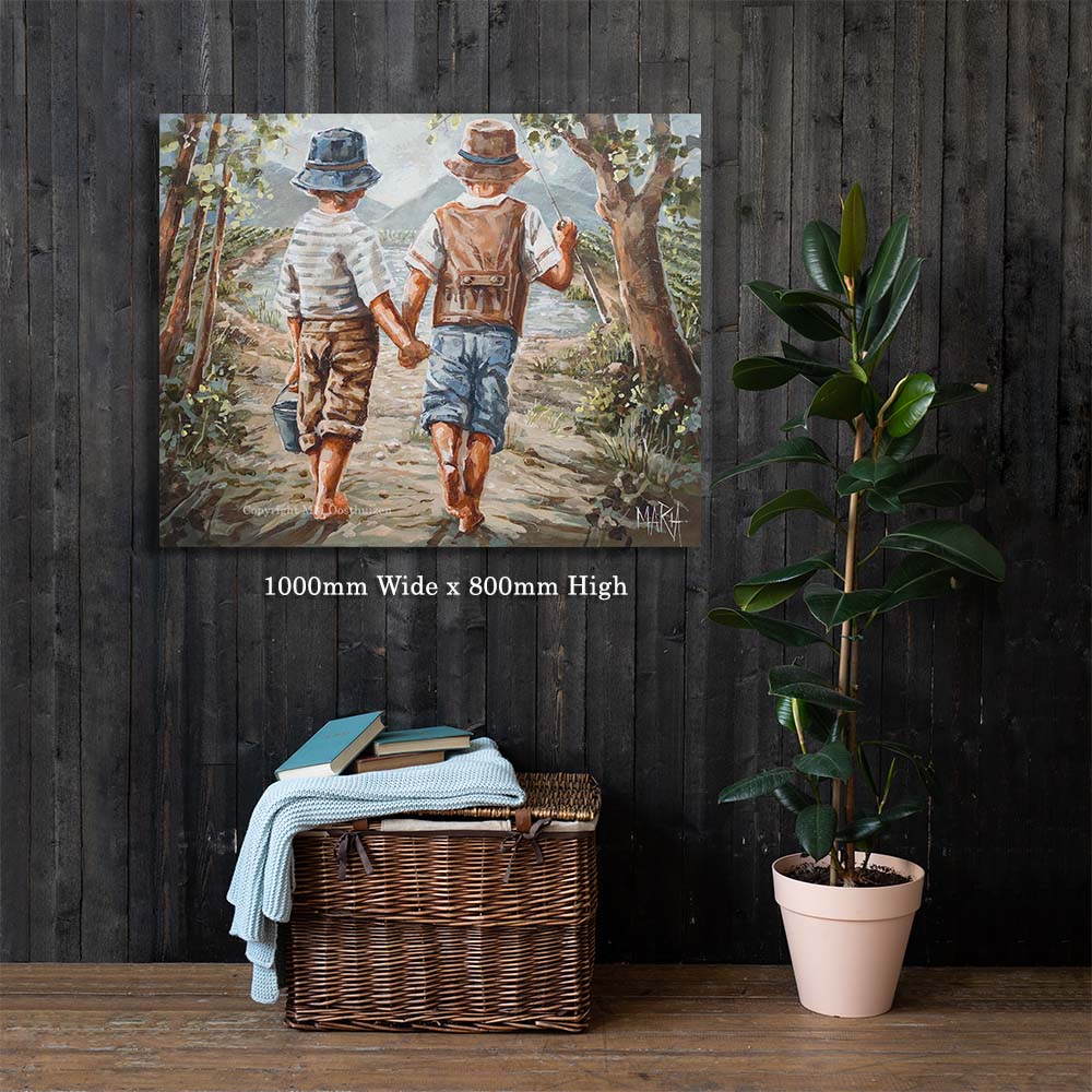 Die Damwaters Wag | Canvas Prints