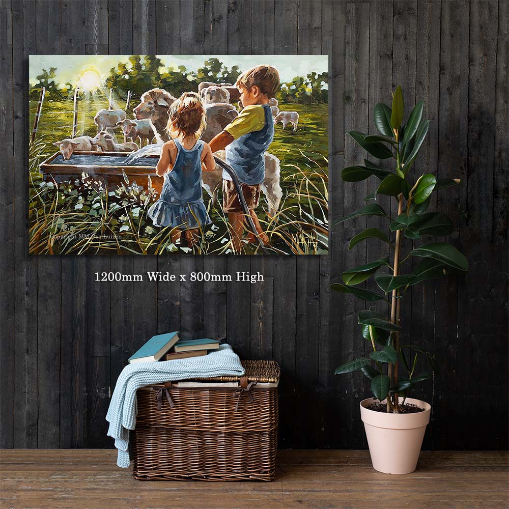 Hulle werkie | Canvas Prints