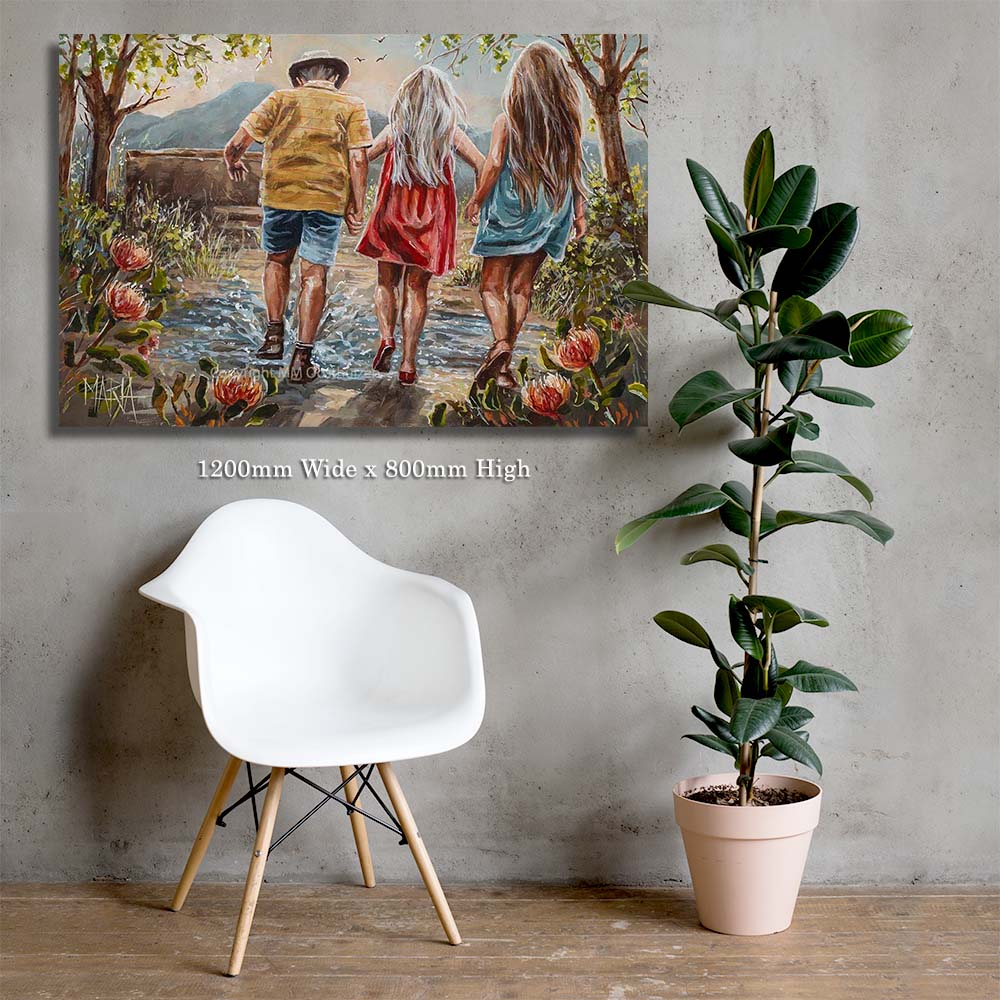 Koningkryk kinders | Canvas Prints