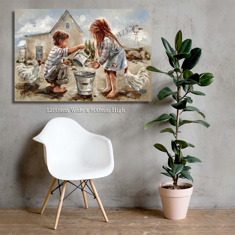 Handjies was | Canvas Prints