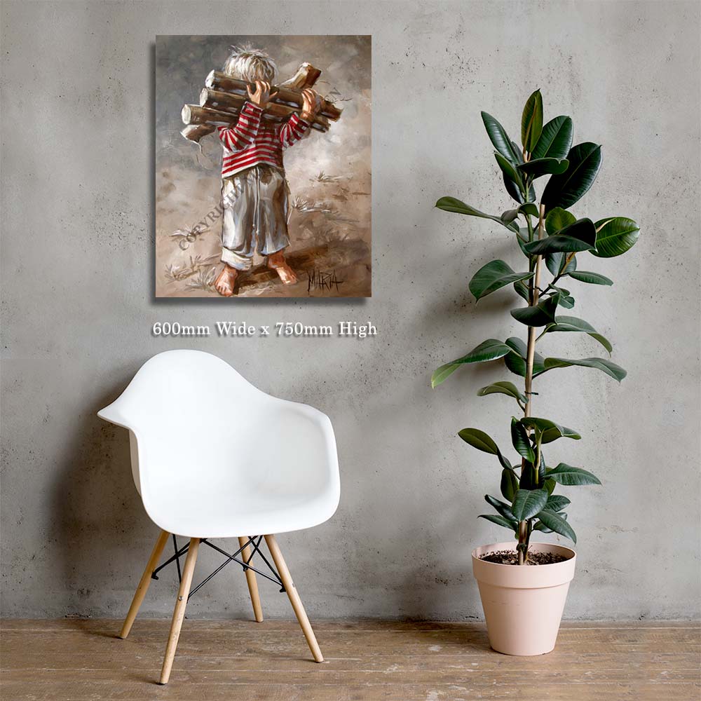 Kaggel hout | Canvas Prints