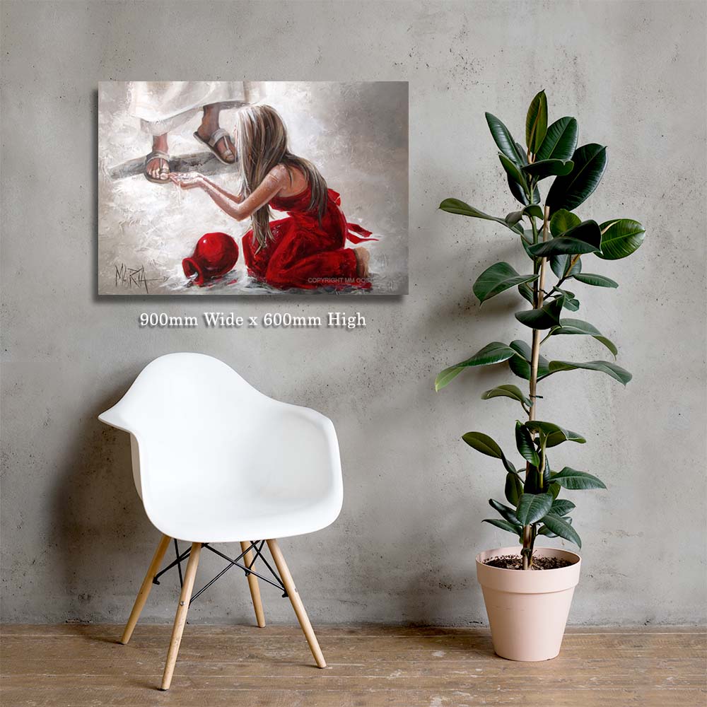 Die Alabaster Fles | Canvas Prints