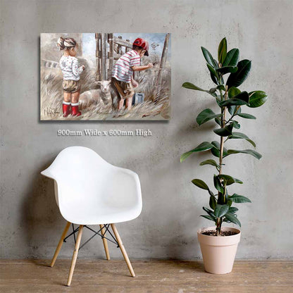 Klaar gewerk | Canvas Prints