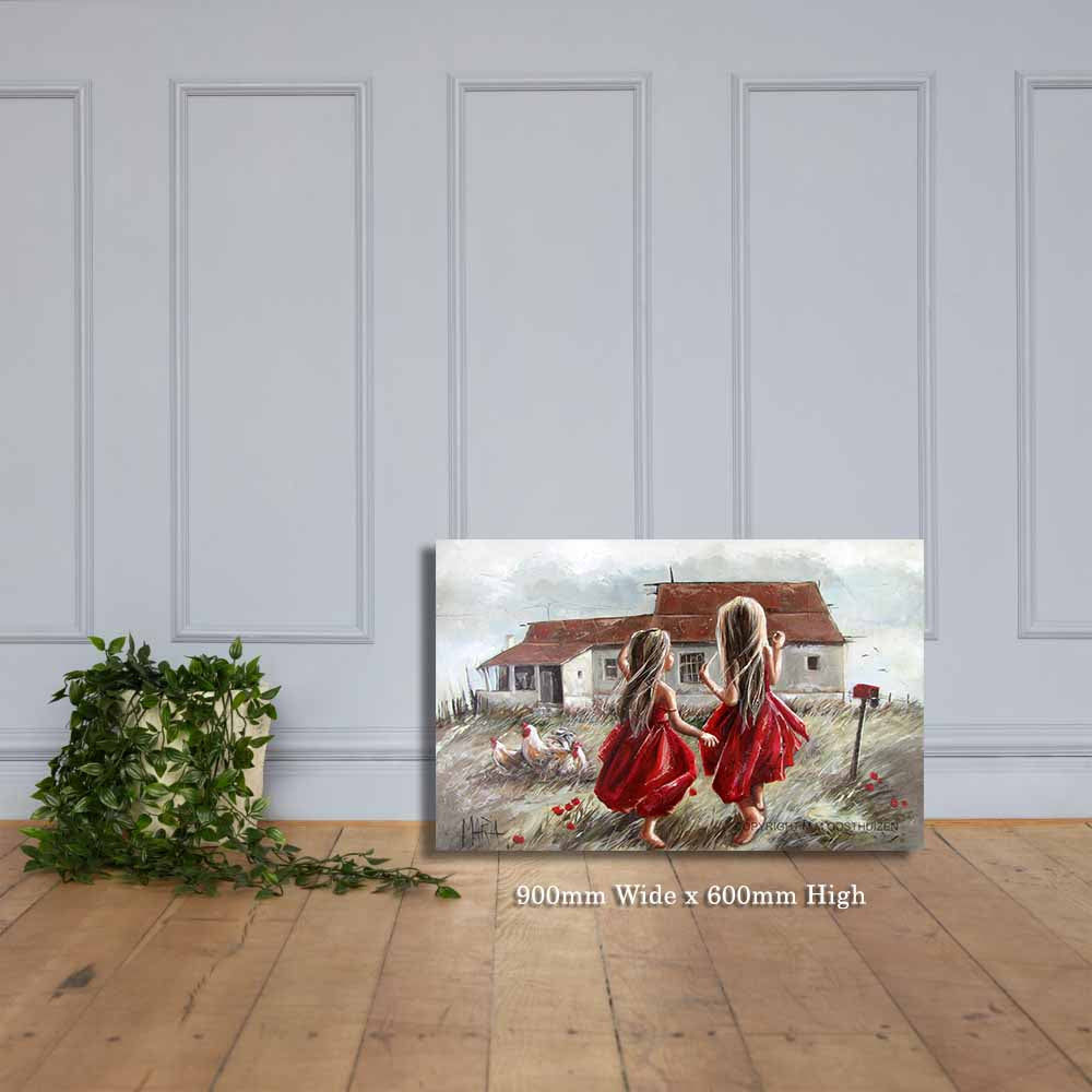 Kom ons gaan kyk binne  | Canvas Prints