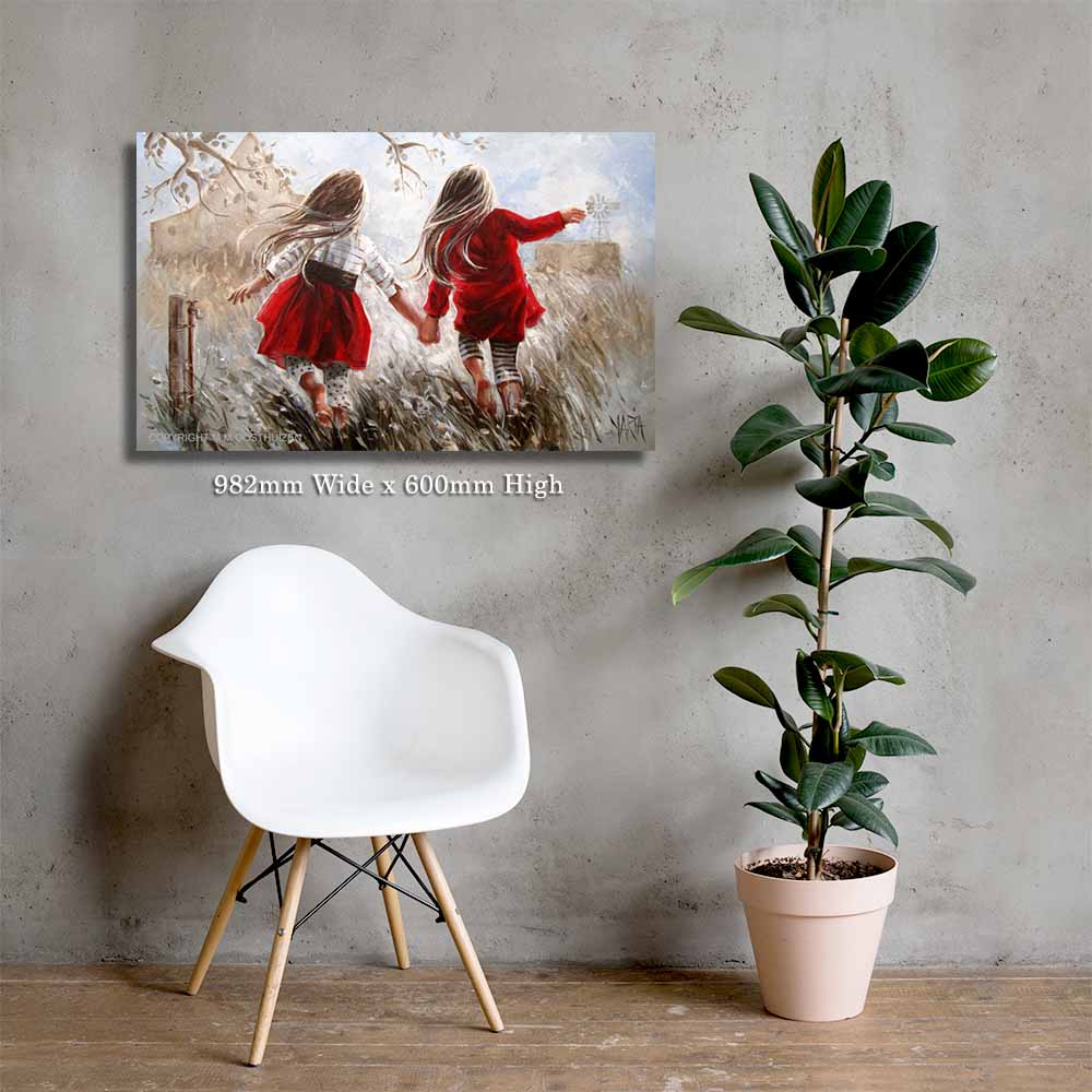 Dance in the field | Canvas Prints