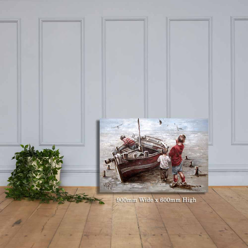 Kom kyk die boot | Canvas Prints