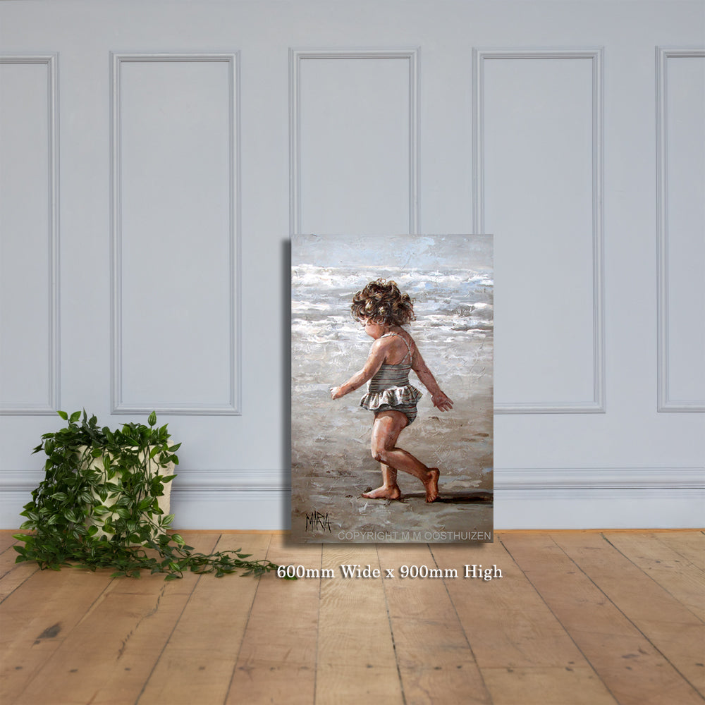 Loop op die strand | Canvas Prints