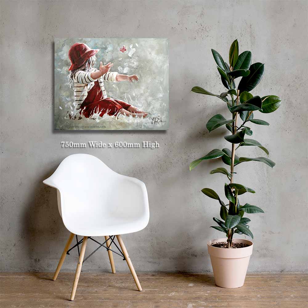 Catching butterflies | Canvas Prints