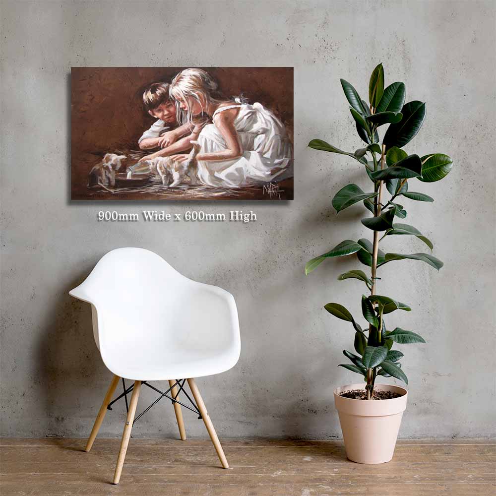 Kom hier is jul melk | Canvas Prints