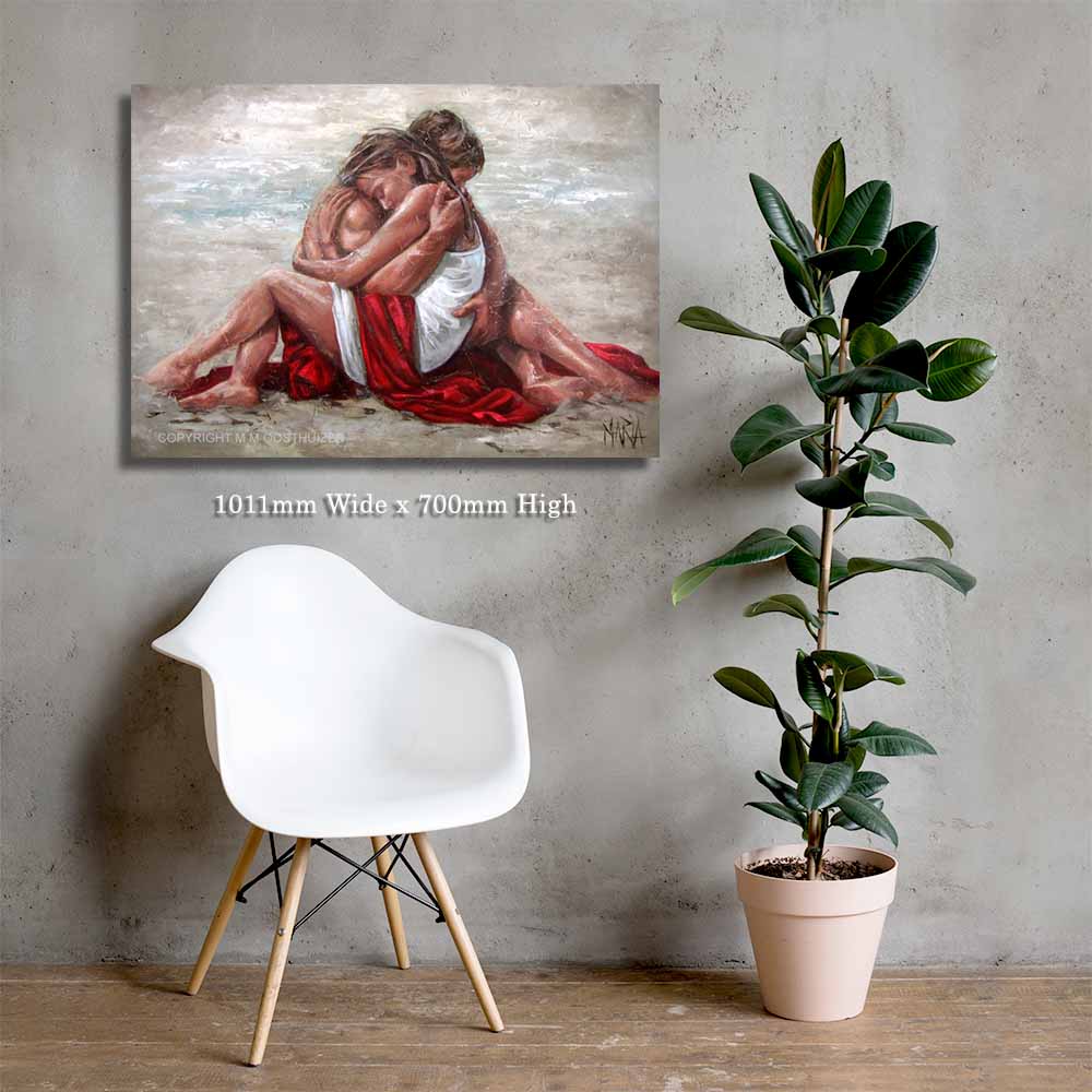 In His arms | Canvas Prints