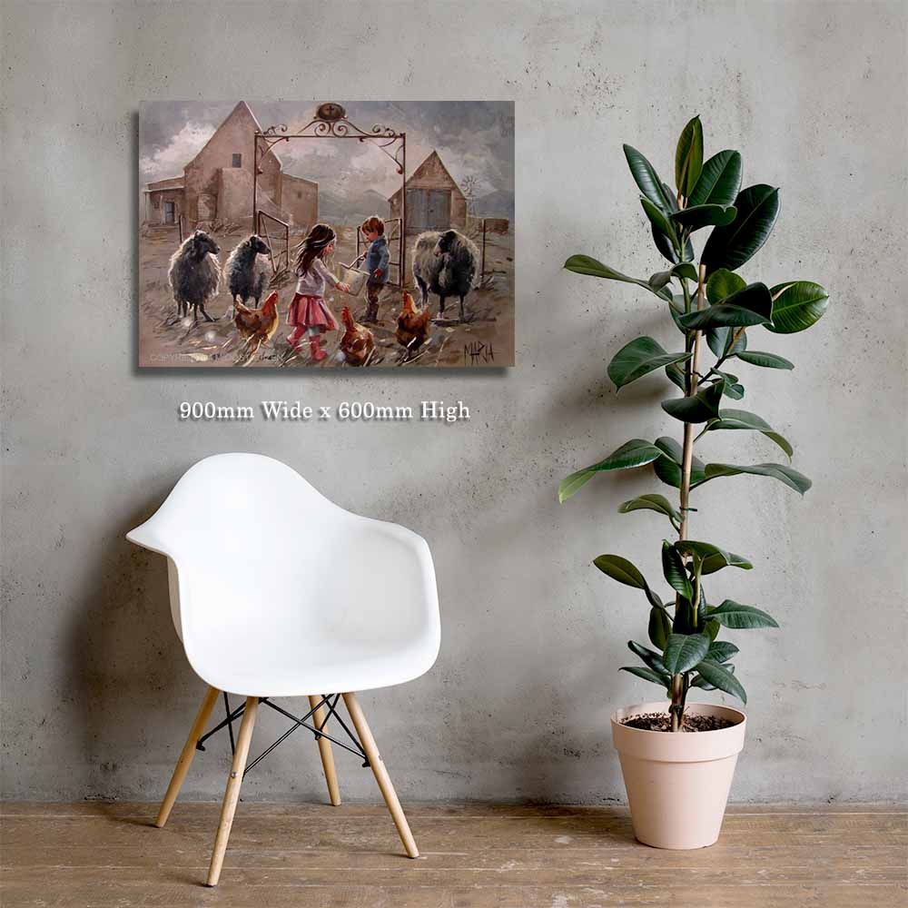 Early morning feeding | Canvas Prints