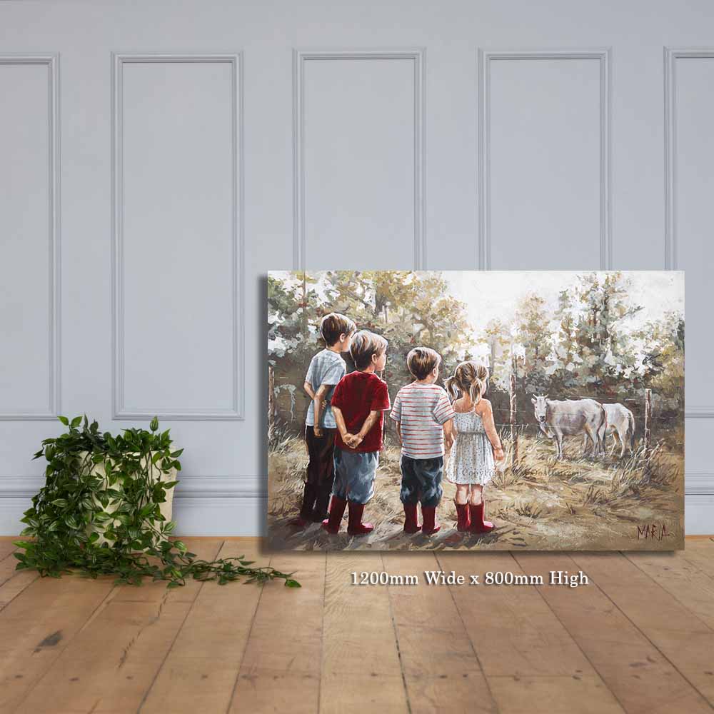 Hy sien ons | Canvas Prints