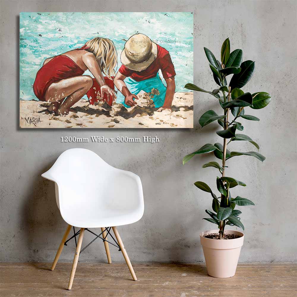 Fun in the Sand | Canvas Prints