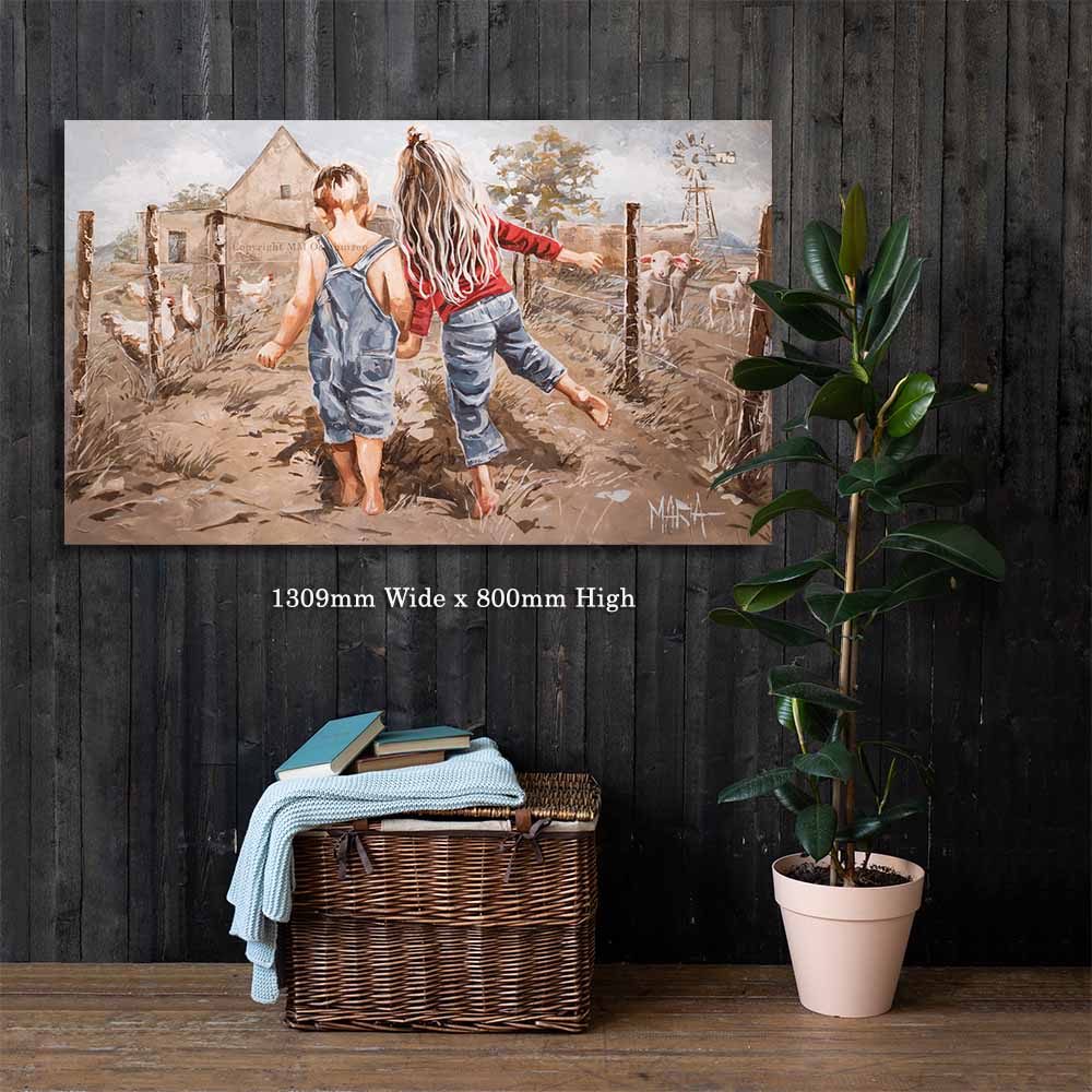 A Walk in the Garden | Canvas Prints