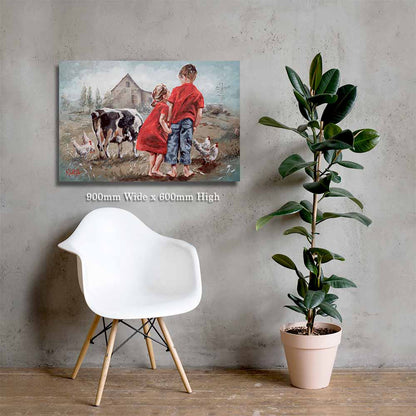 Melk Plaas  | Canvas Prints