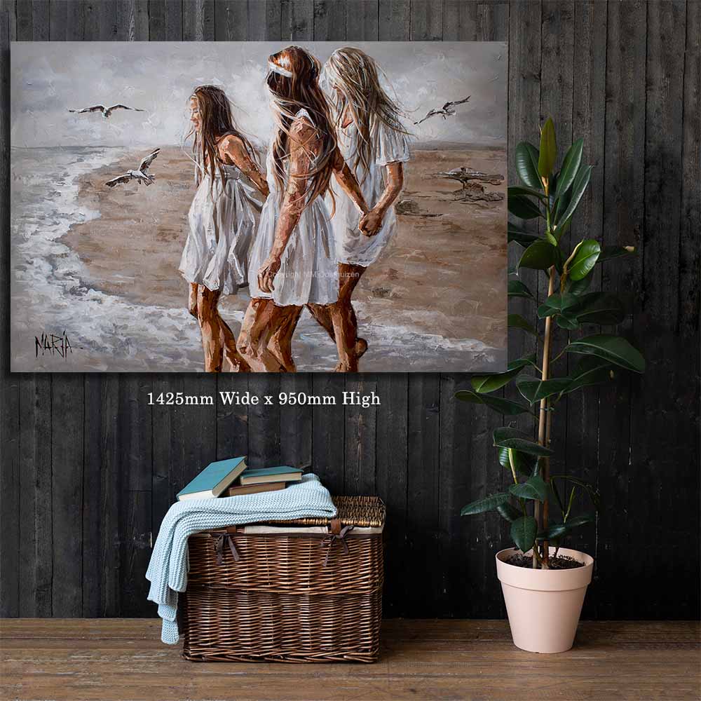 Contented Sisterhood | Canvas Prints