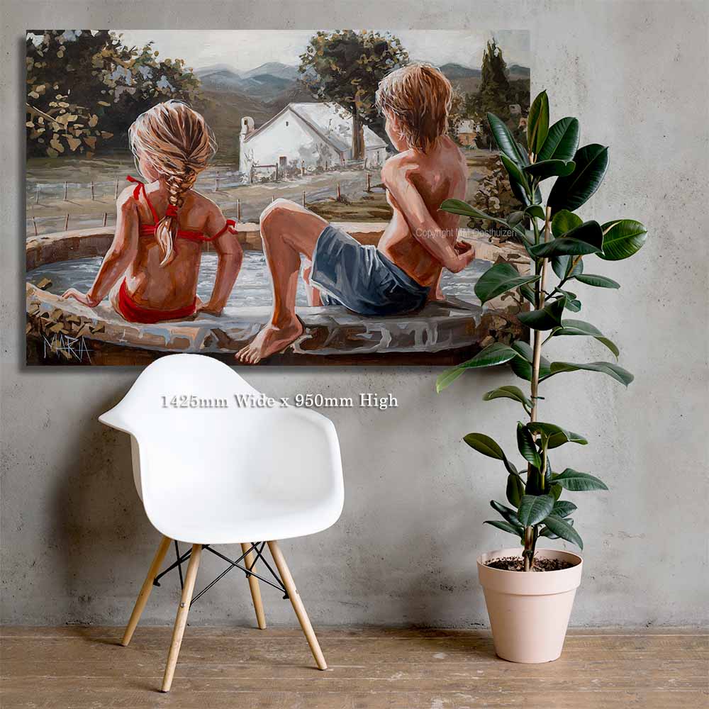 Plaasdam Pret | Canvas prints