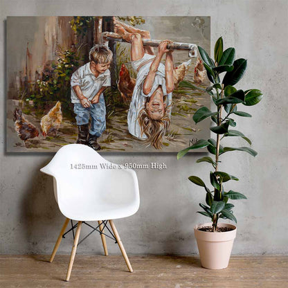 Jy is onderstebo | Canvas Prints