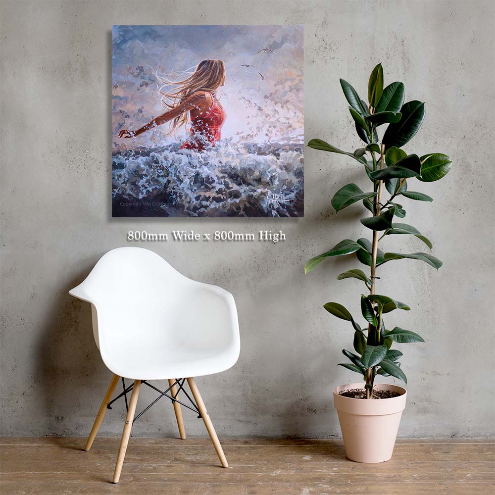 When I see a flood You see a Promise | Canvas Prints