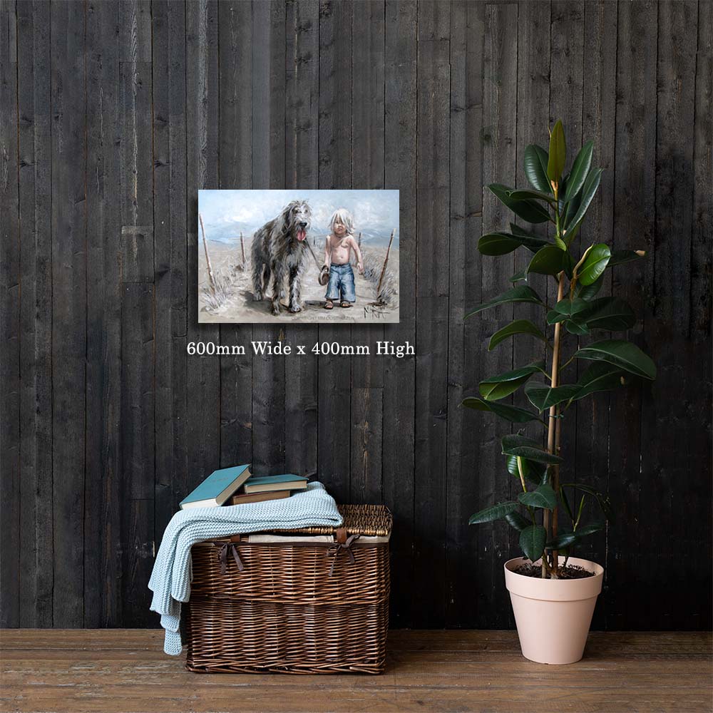 Uit op 'n leeujag | Canvas Prints