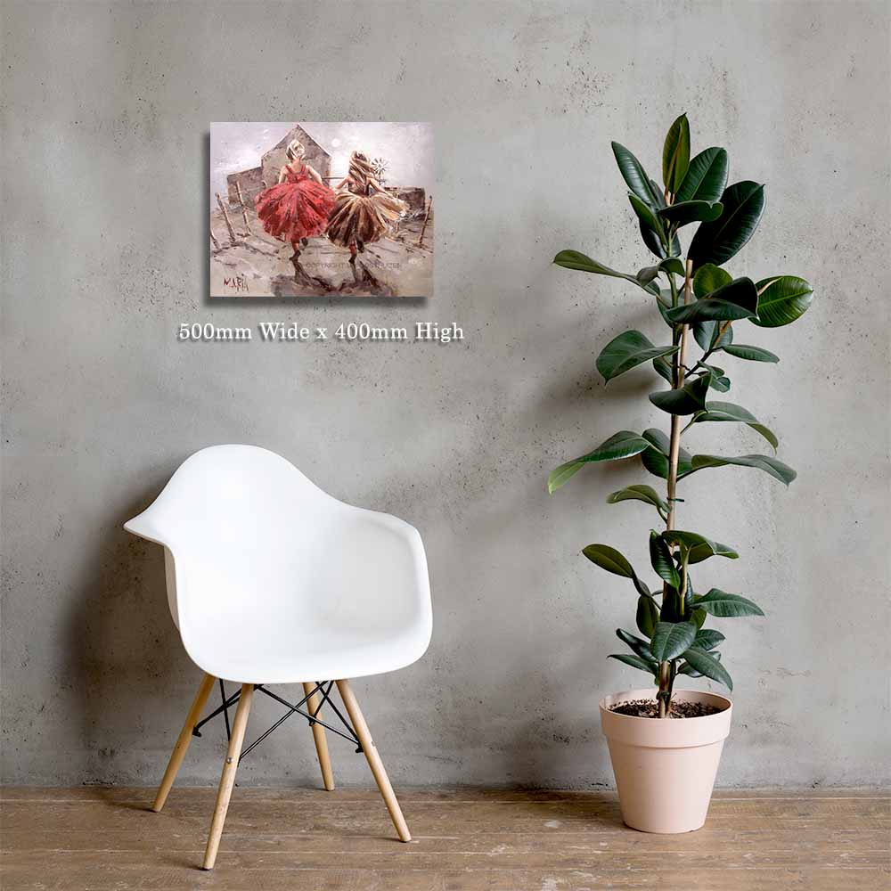 Tutus op die plaas | Canvas Prints