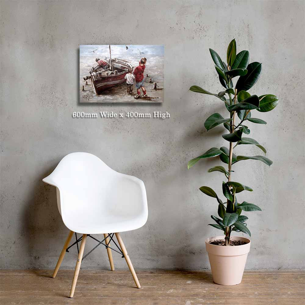 Kom kyk die boot | Canvas Prints