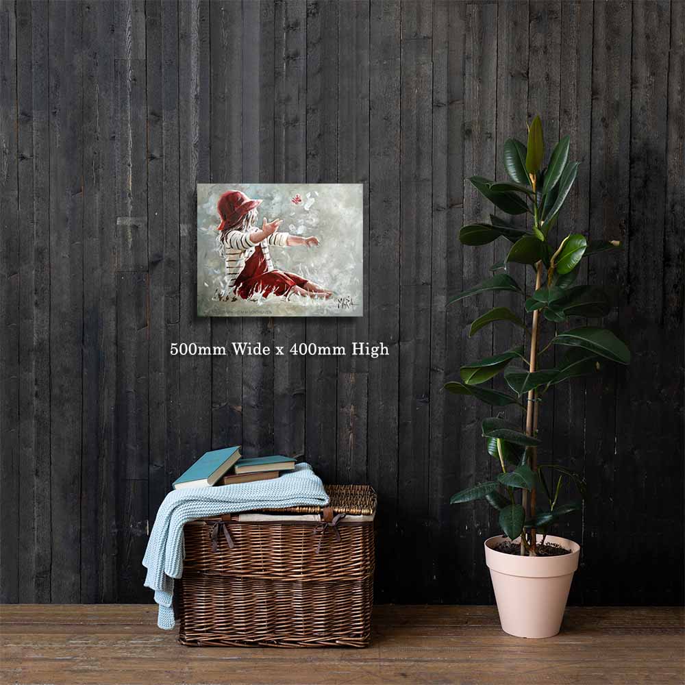 Catching butterflies | Canvas Prints