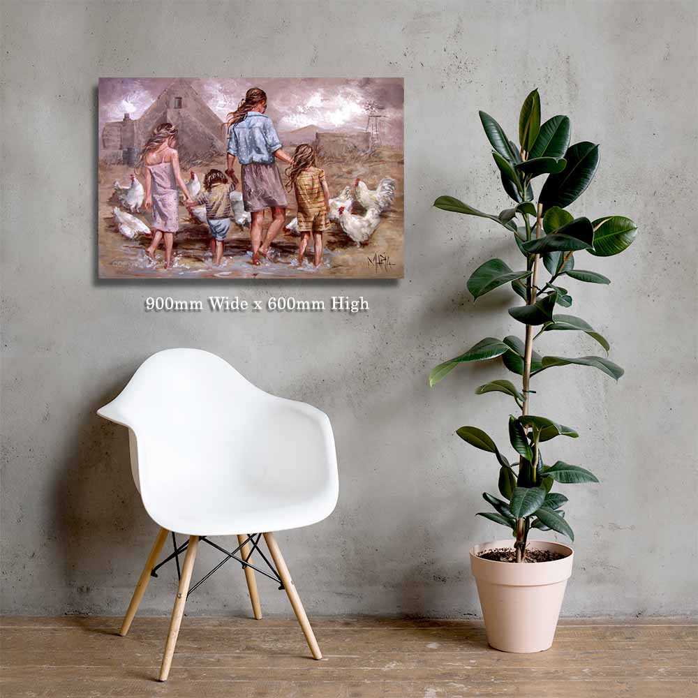 Familietyd | Canvas Prints