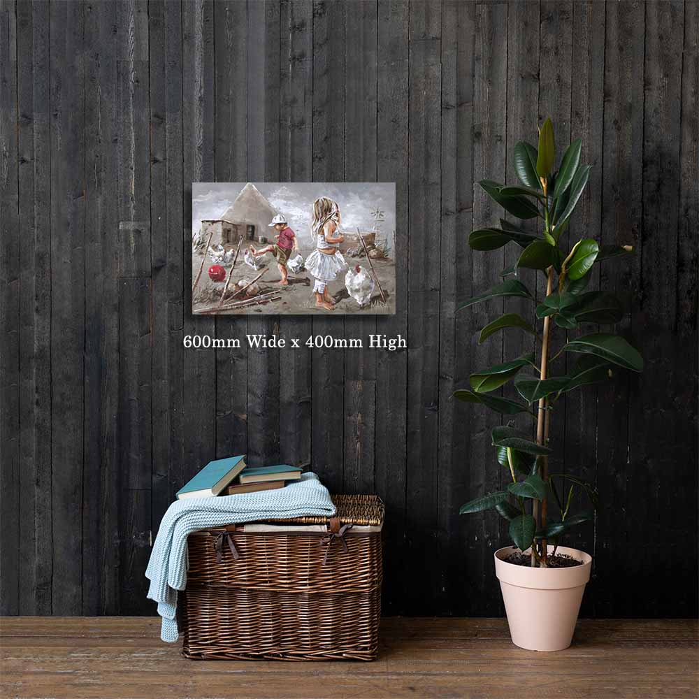 Farm Child's Life | Canvas Prints