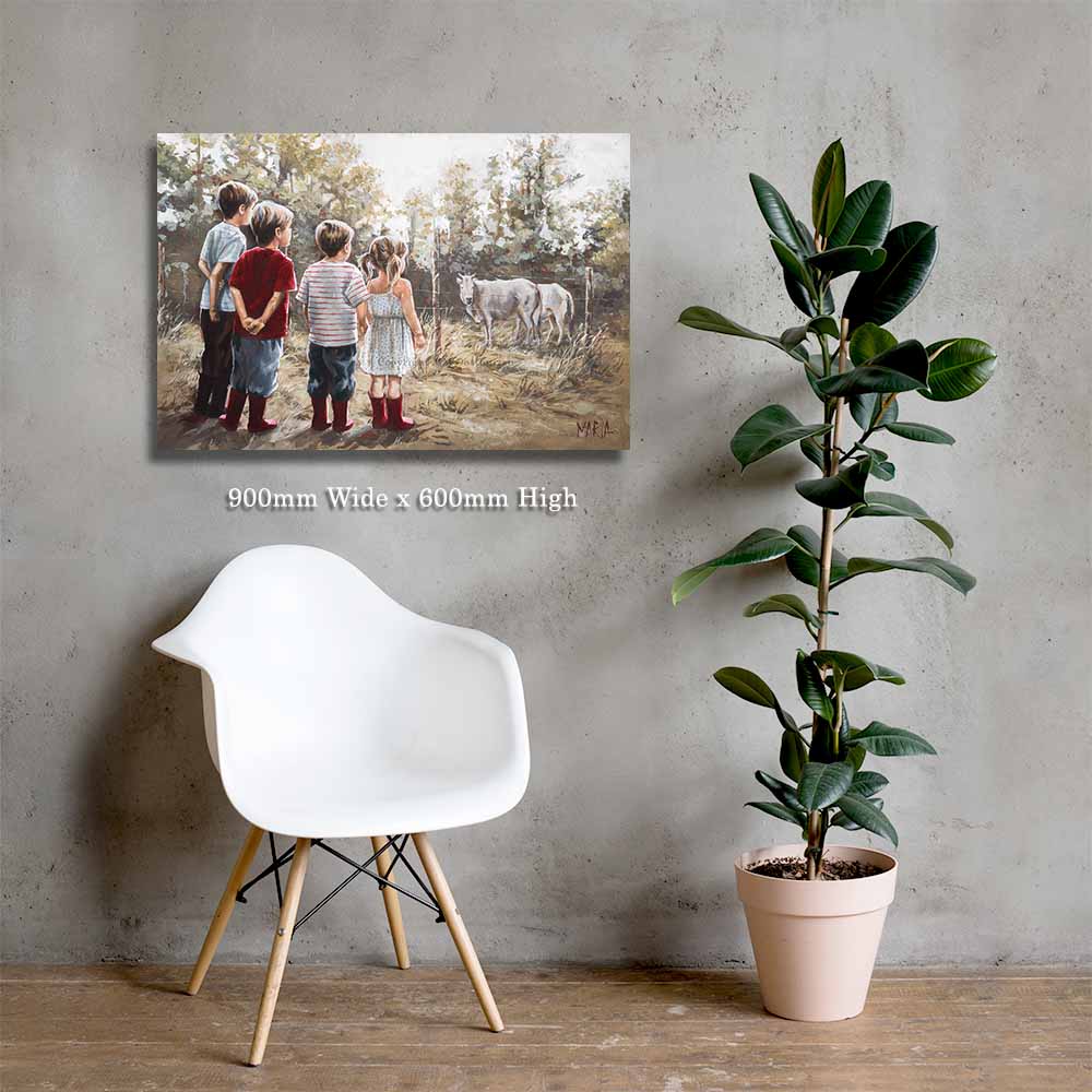 Hy sien ons | Canvas Prints