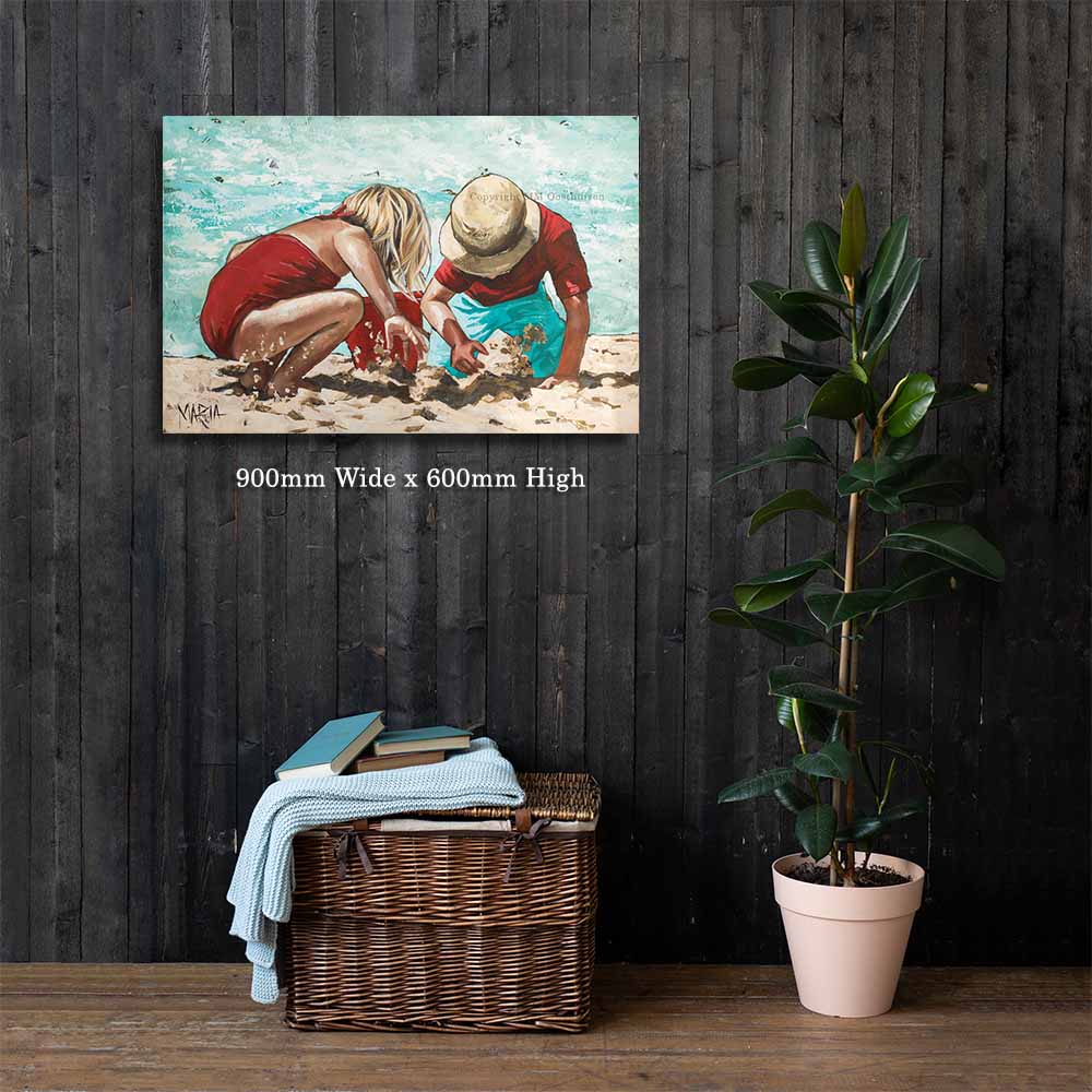 Fun in the Sand | Canvas Prints