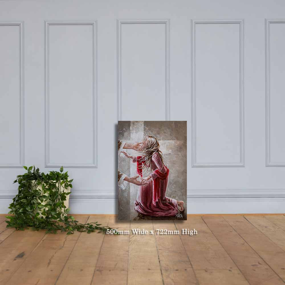The Red Scarf | Canvas prints