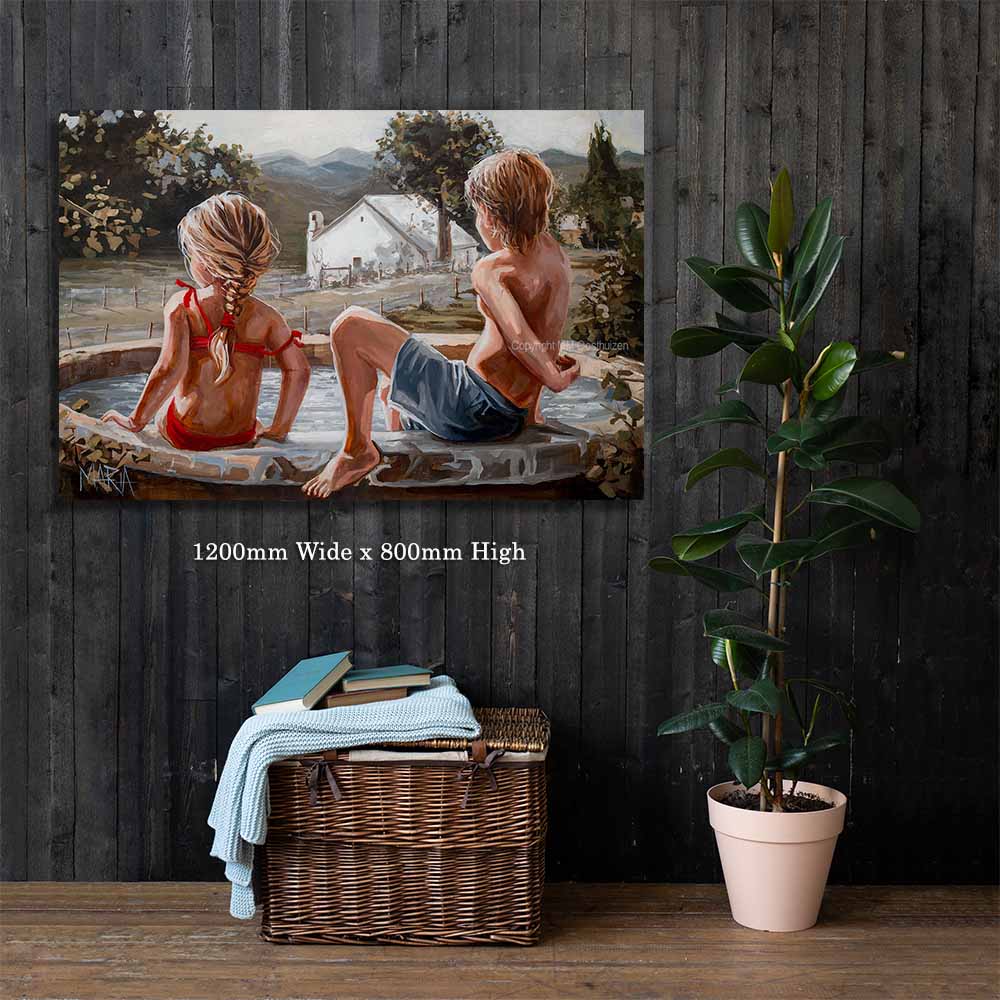 Plaasdam Pret | Canvas prints