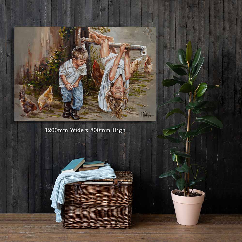 Jy is onderstebo | Canvas Prints