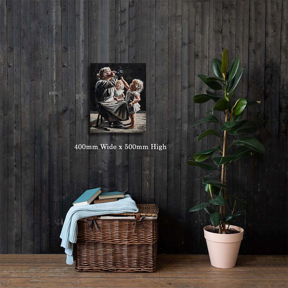 Blow Granny Bubbles | Canvas Prints