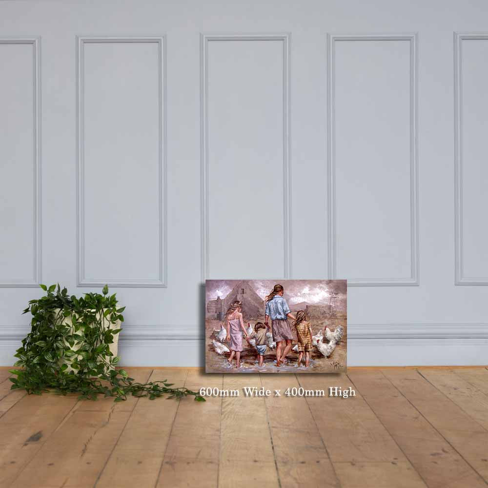 Familietyd | Canvas Prints