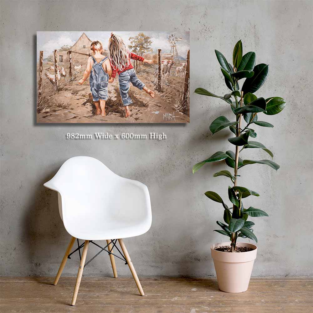 A Walk in the Garden | Canvas Prints
