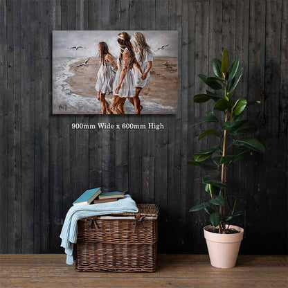 Contented Sisterhood | Canvas Prints