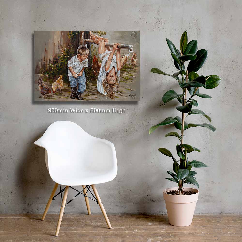 Jy is onderstebo | Canvas Prints