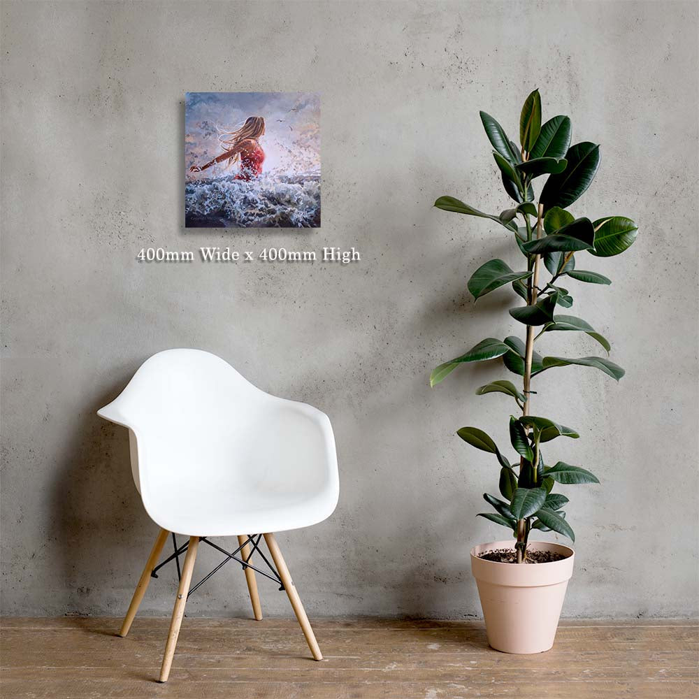 When I see a flood You see a Promise | Canvas Prints