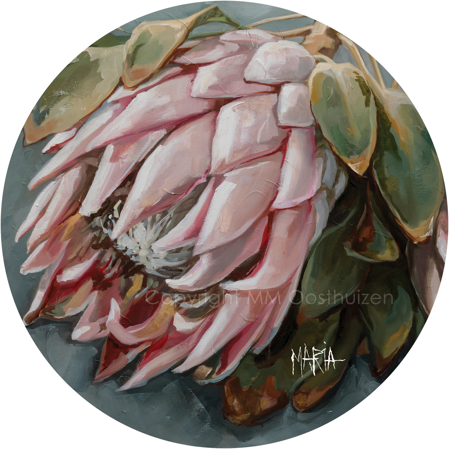 Koningsblomme | Woven Chenille Round Rug