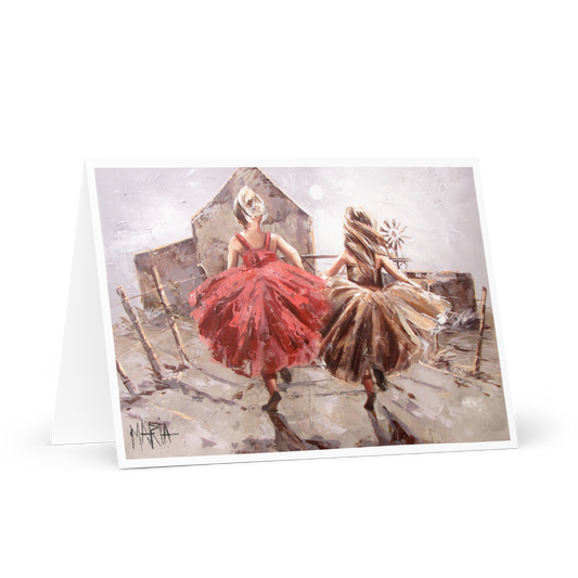 Tutus op die plaas | Greeting Card